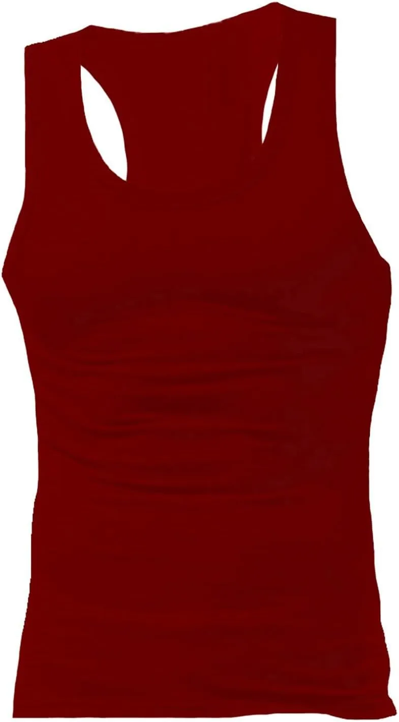 2 Pcs Men's Gym Workout Tank Tops Pack Dry Fit Sleeveless U Neck Gym Shirts Muscle Bodybuilding T Shirts Runing Tank Tops