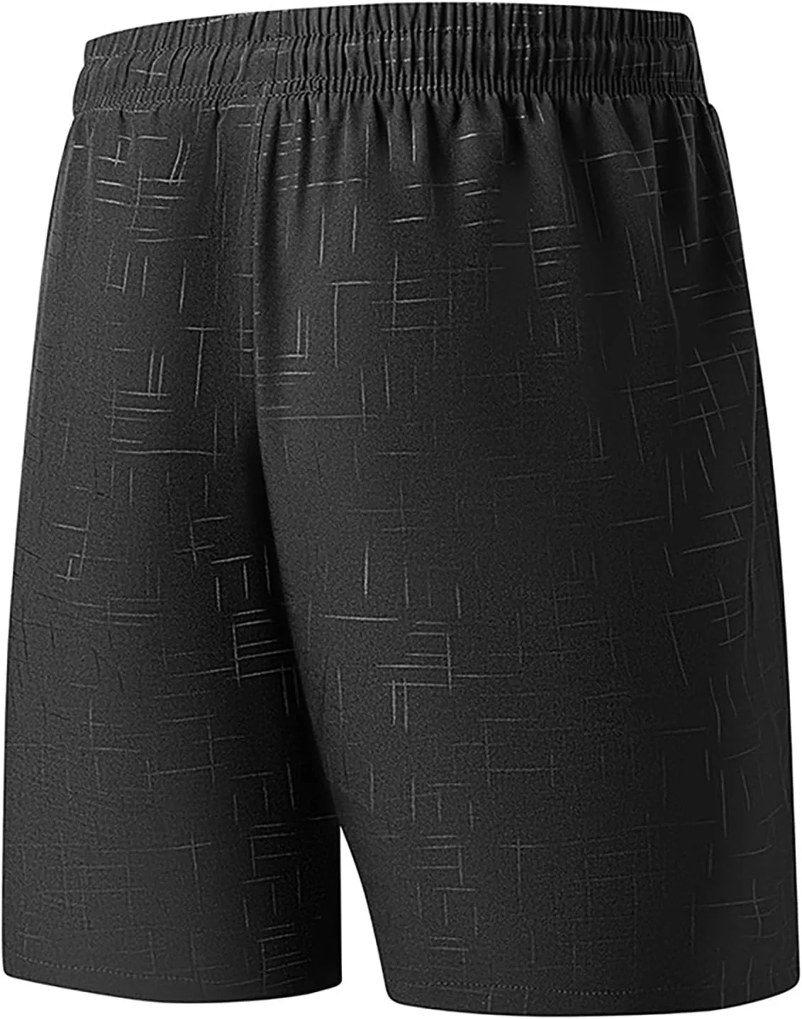 Active Sport Shorts for Men Baggy Bodybuilding Quick Dry Running Shorts Breathable Athletic Short with Zipper Pockets