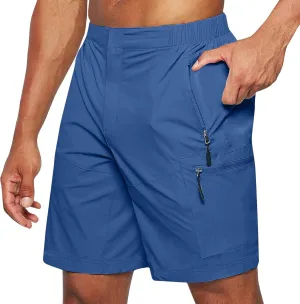 Alalaso Mens Athletic Shorts 5" Gym Workout Mesh Running Shorts Quick Dry Sport Shorts with Pockets