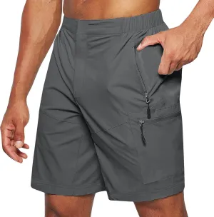 Alalaso Mens Athletic Shorts 5" Gym Workout Mesh Running Shorts Quick Dry Sport Shorts with Pockets