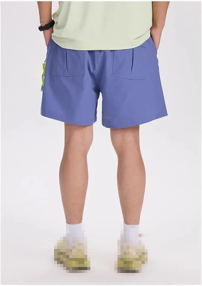 American Retro Workwear Shorts for Men,Summer Athletic Casual Shorts