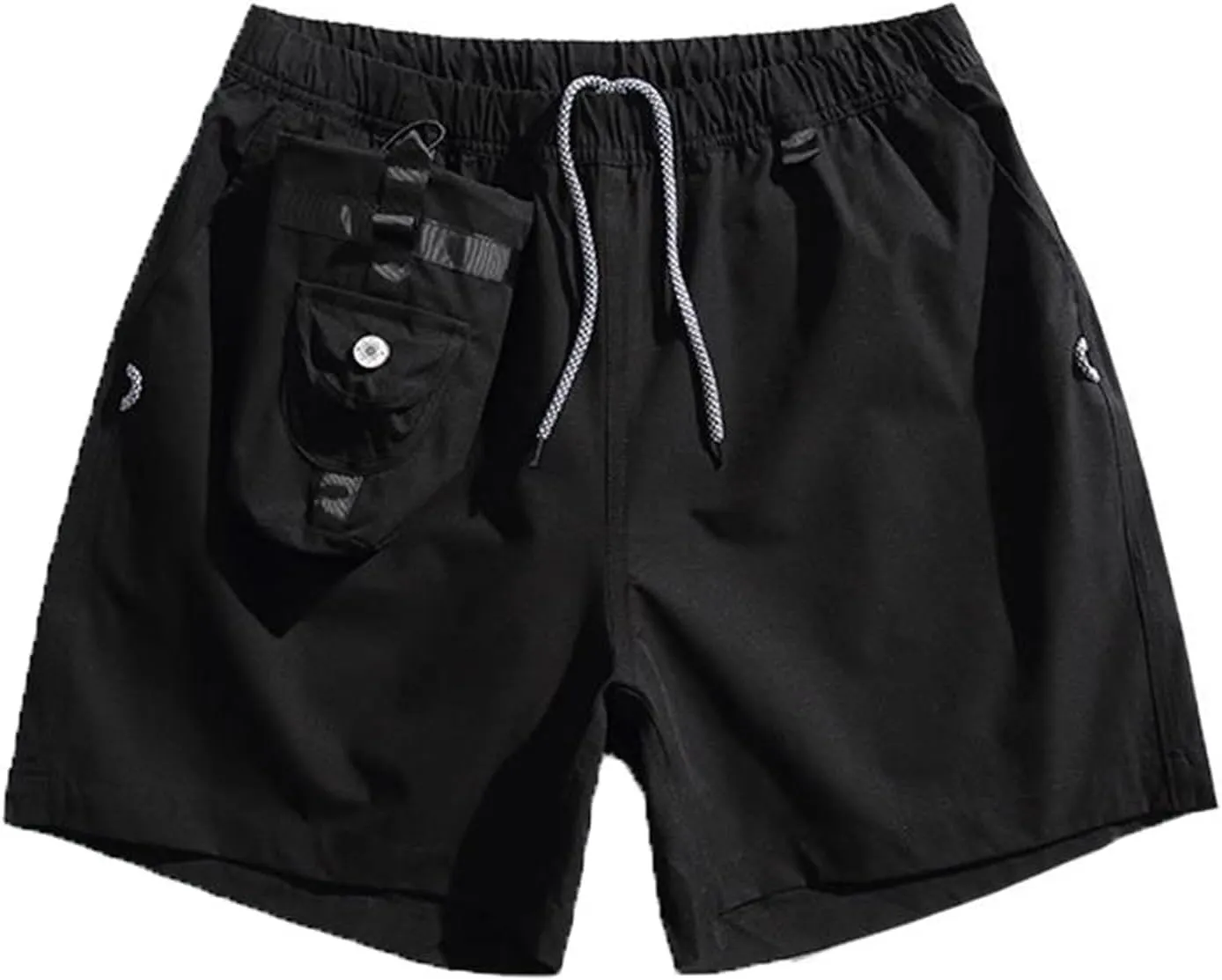 American Retro Workwear Shorts for Men,Summer Athletic Casual Shorts