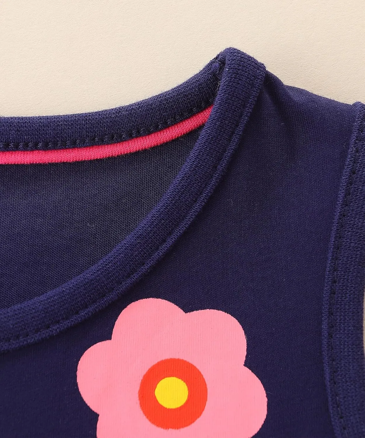 Bumeex Toddler Girls Clothes Cotton Short Sleeve Casual Girls Dresses for Kids 2-7 Years