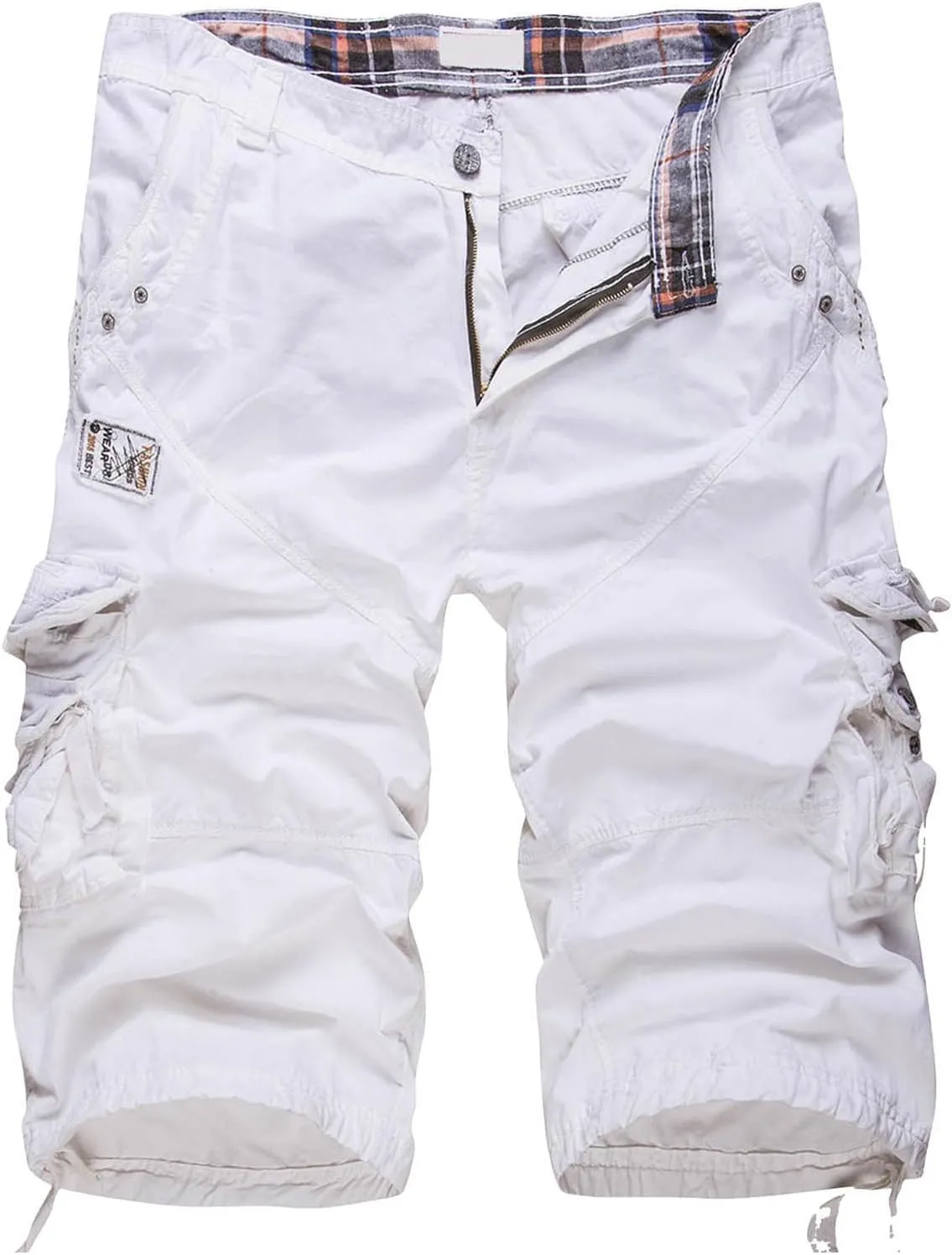Cargo Pants for Men Relaxed Fit Stretch Retro Tactical Military Shorts Big and Tall Outdoor Hiking Pants with Multi-Pockets