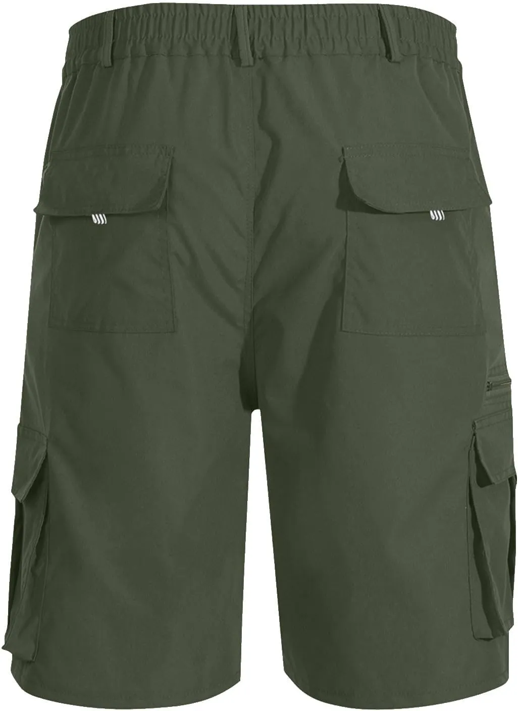 Cargo Shorts for Men Relaxed Lightweight Workout Shorts 2025 Summer Elastic Waist Zipper Golf Tactical SweatShorts