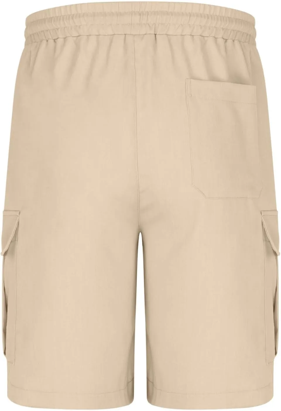 Cargo Shorts for Mens Elastic Waist Lightweight Stretchy Work Shorts Summer Casual Gym Workout Pants with Pockets