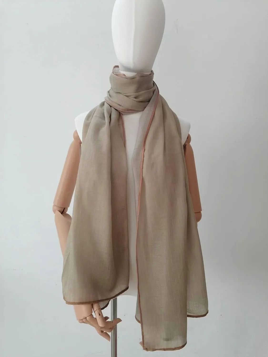 Cashmere-soft lightweight wool scarf, Pashmina Shawls and Wraps for Evening Dresses Travel Office Wedding