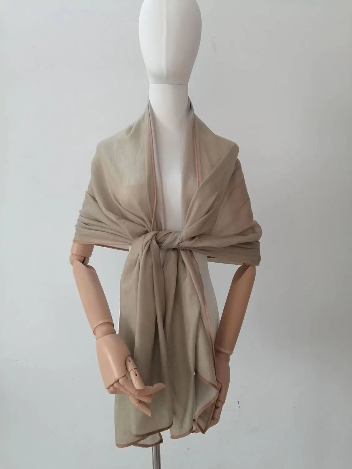 Cashmere-soft lightweight wool scarf, Pashmina Shawls and Wraps for Evening Dresses Travel Office Wedding