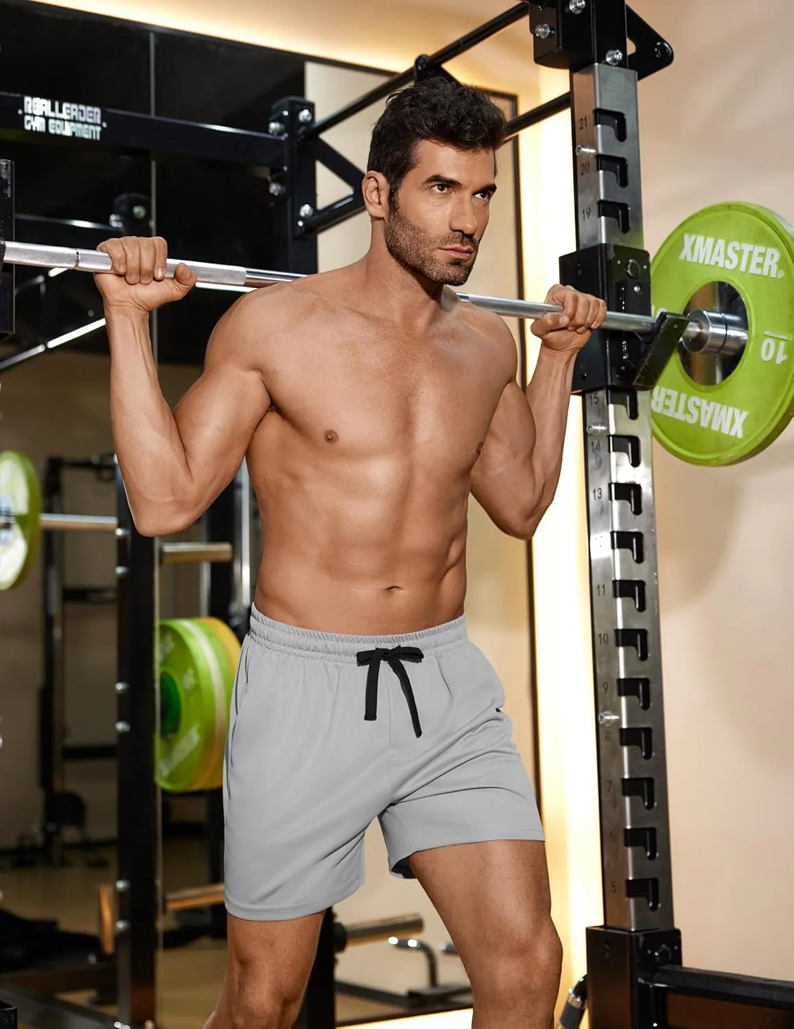 COOFANDY Men's Gym Shorts 3 Pack Mesh Athletic Workout Shorts Lightweight Quick Dry Drawstring Shorts with Pockets
