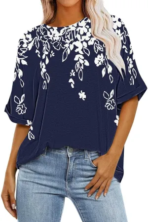 Generic 2024 Oversized T Shirts Womens Striped Shirts Casual Loose Fit Short Sleeve Crewneck Summer Tunic Tops Plus Size Tees