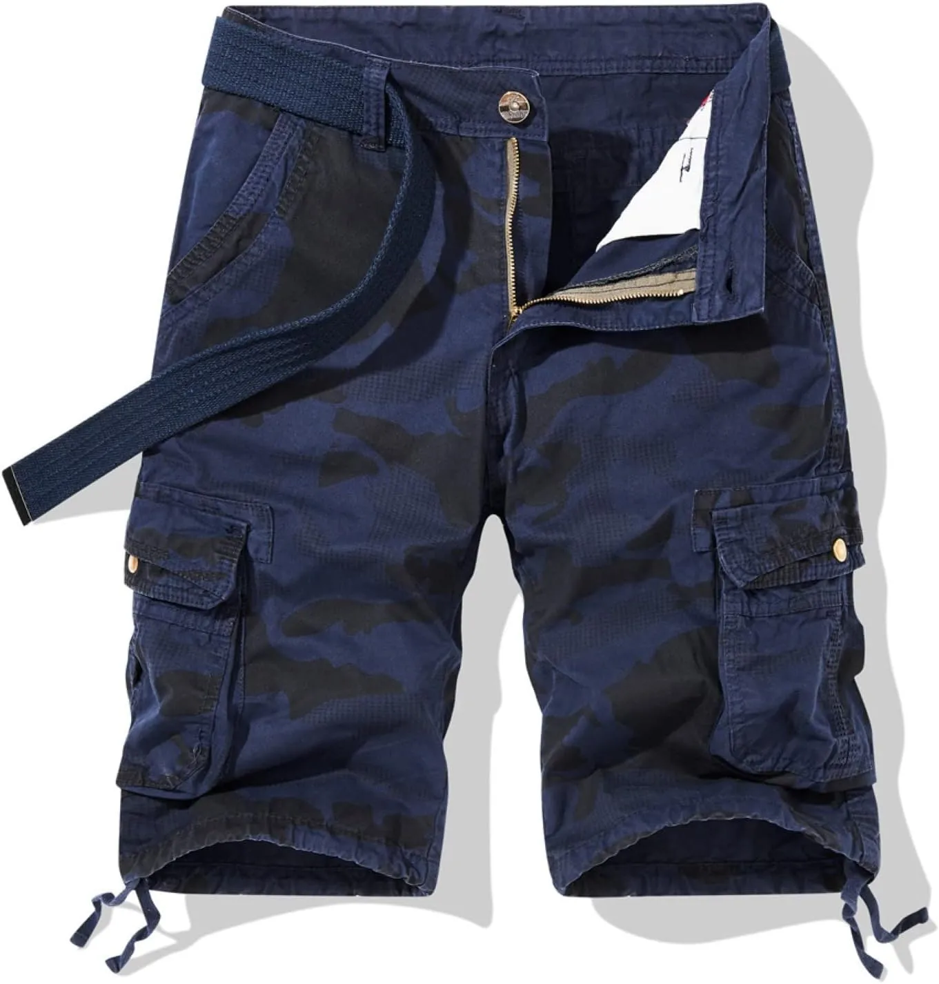 GIERIDUC Men's Hiking Tactical Shorts Outdoor Cargo Shorts Casual Lightweight Quick Dry Camo Hiking Fishing Athletic Shorts