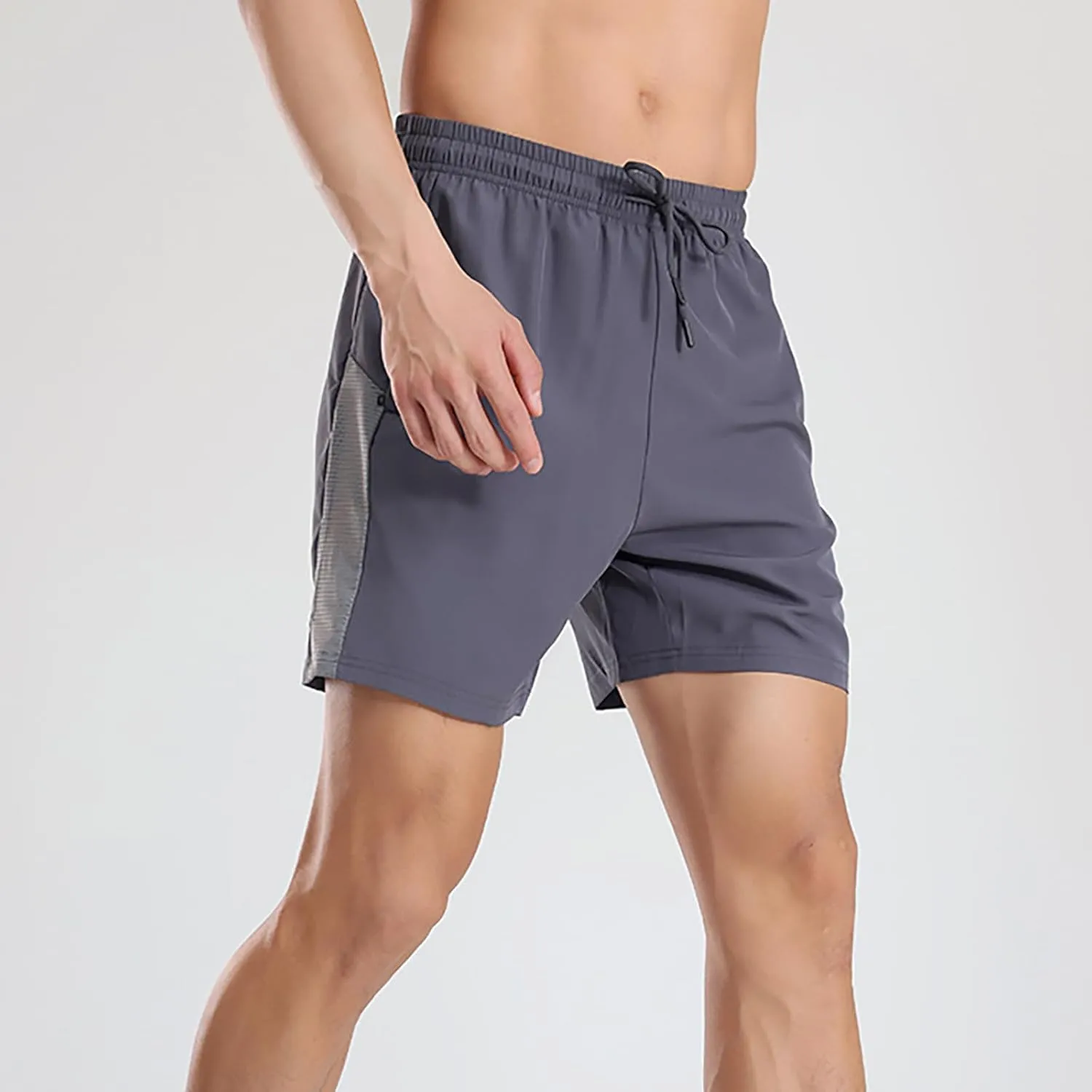 GOKKILRW Mens Running Shorts with Pocket 7 Inch Lightweight Comfy Breathable Quick Dry Gym Workout Basketball Athletic Shorts