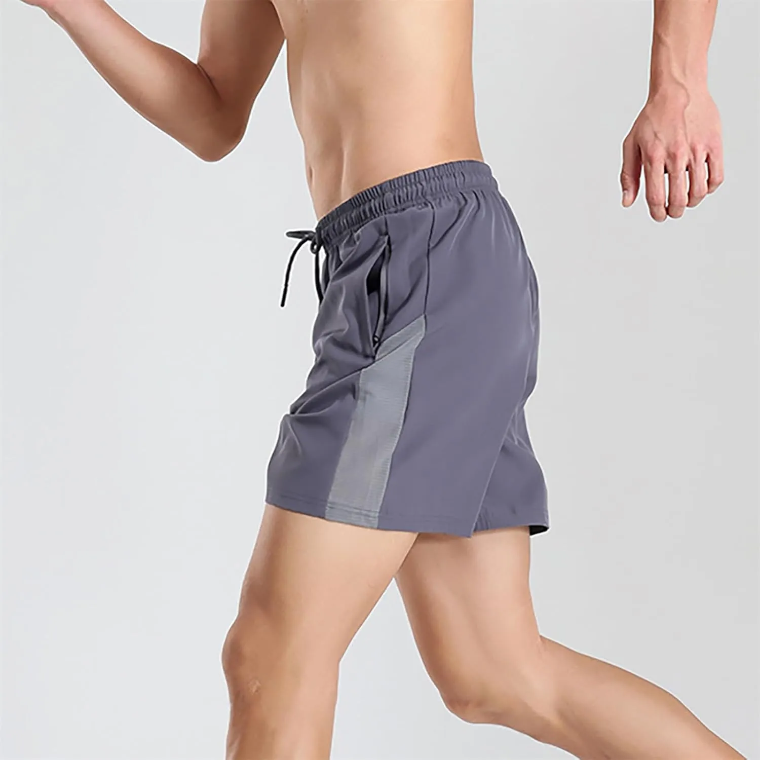 GOKKILRW Mens Running Shorts with Pocket 7 Inch Lightweight Comfy Breathable Quick Dry Gym Workout Basketball Athletic Shorts