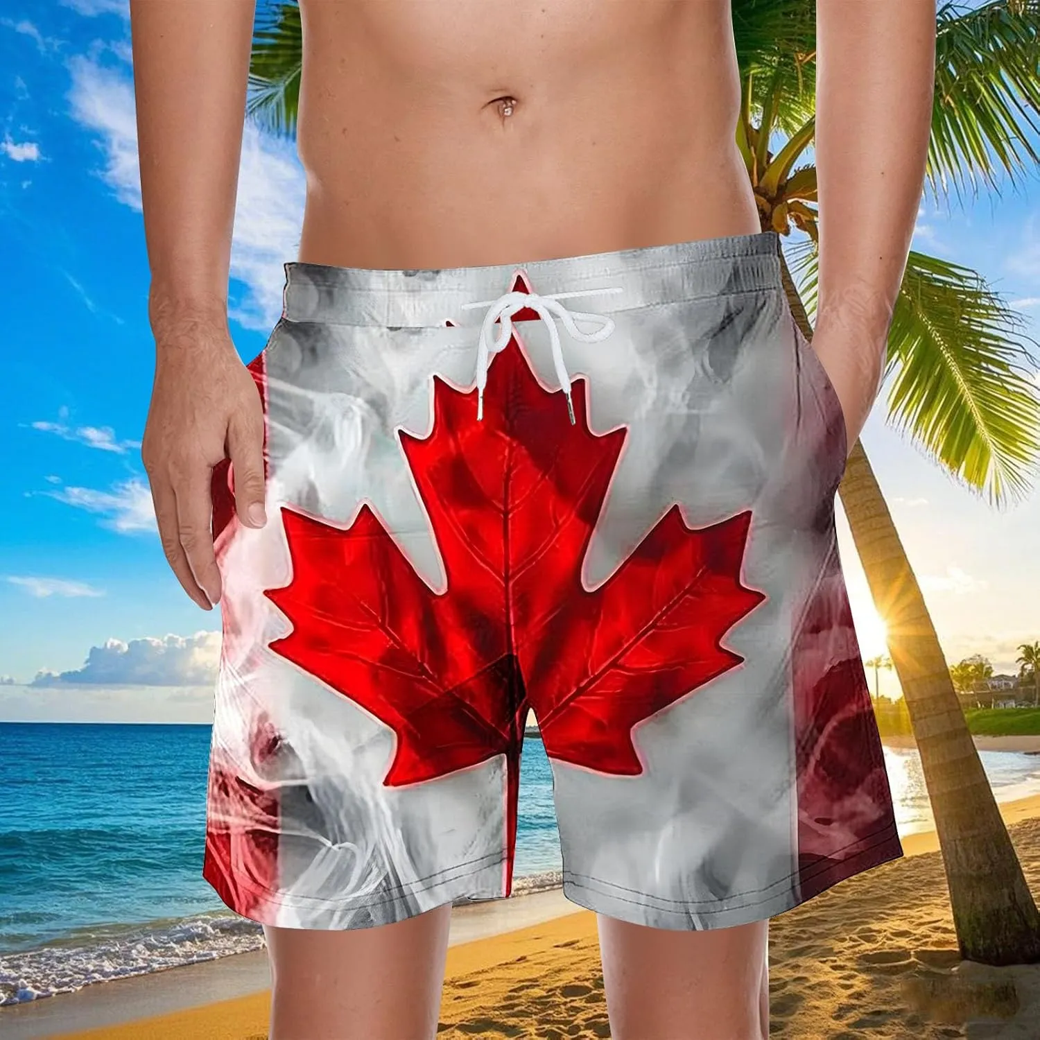 Gym Basketball Mens Cargo Shorts Elastic Waistband Drawstring Summer Casual Cotton Big & Tall Relaxed Fit Work Shorts