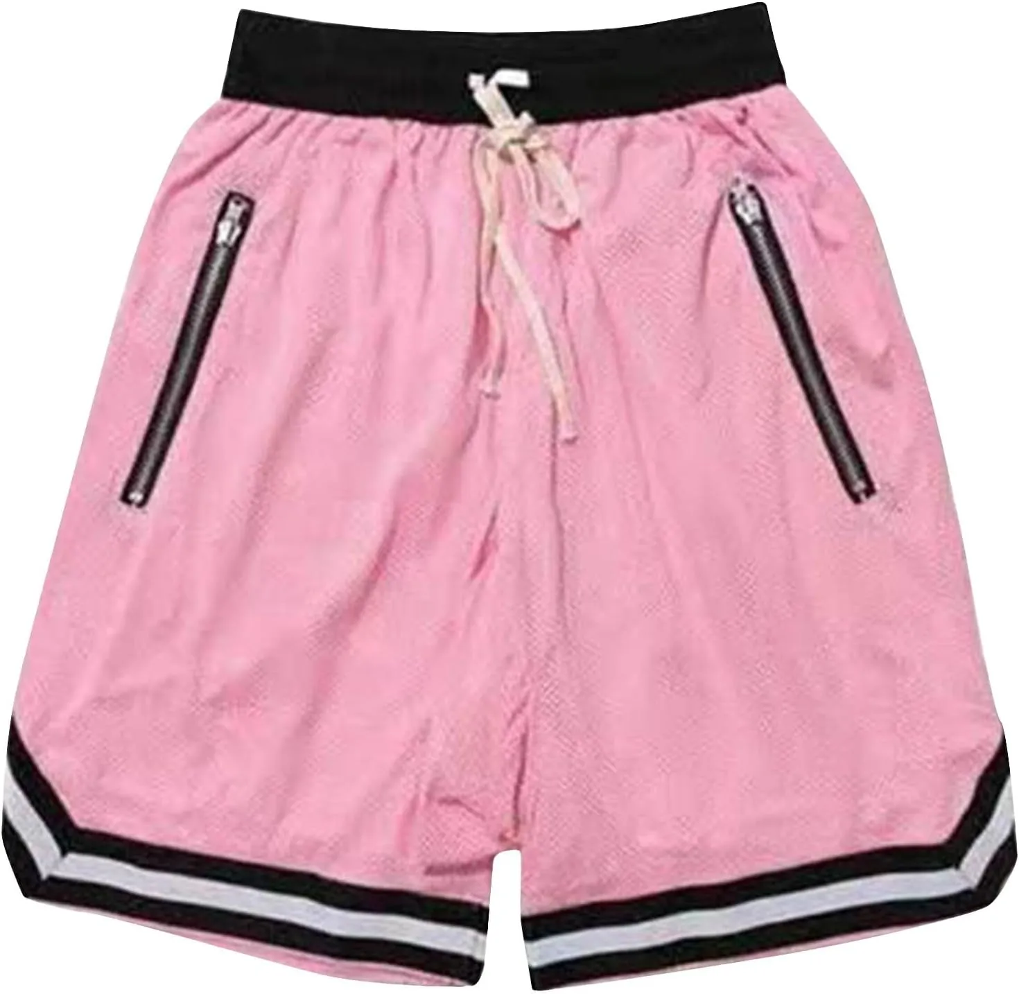 Gym Shorts Men Workout Quick Dry Mesh Basketball Shorts Active Performance Running Athletic Shorts with Zipper Pocket