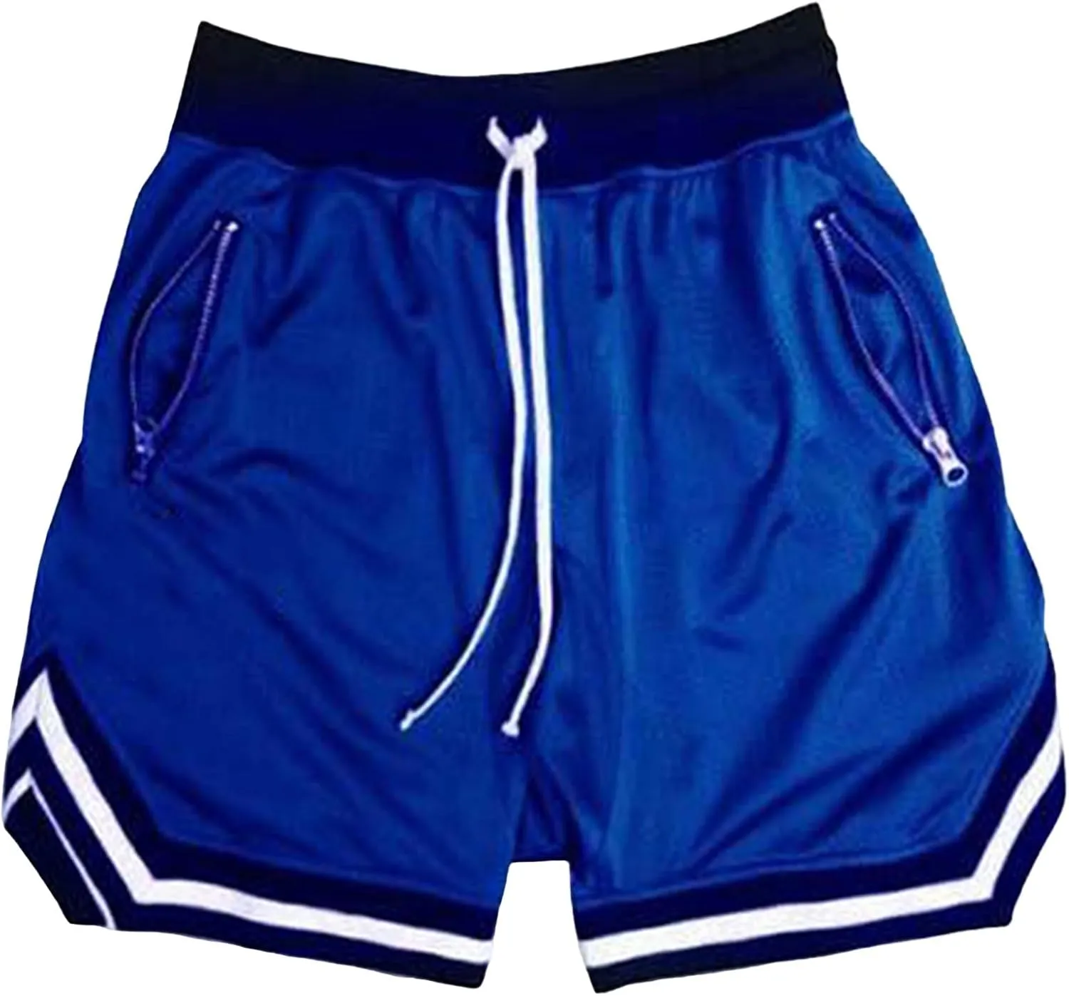 Gym Shorts Men Workout Quick Dry Mesh Basketball Shorts Active Performance Running Athletic Shorts with Zipper Pocket