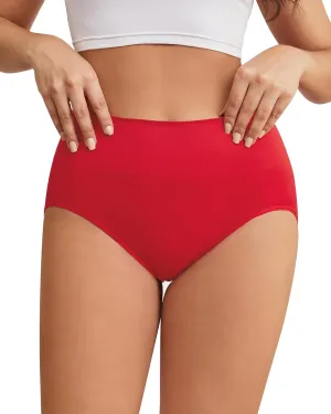 Hibluco Women Underwear High Waist Stretch Briefs Soft Underpants Ladies Full Coverage Panties
