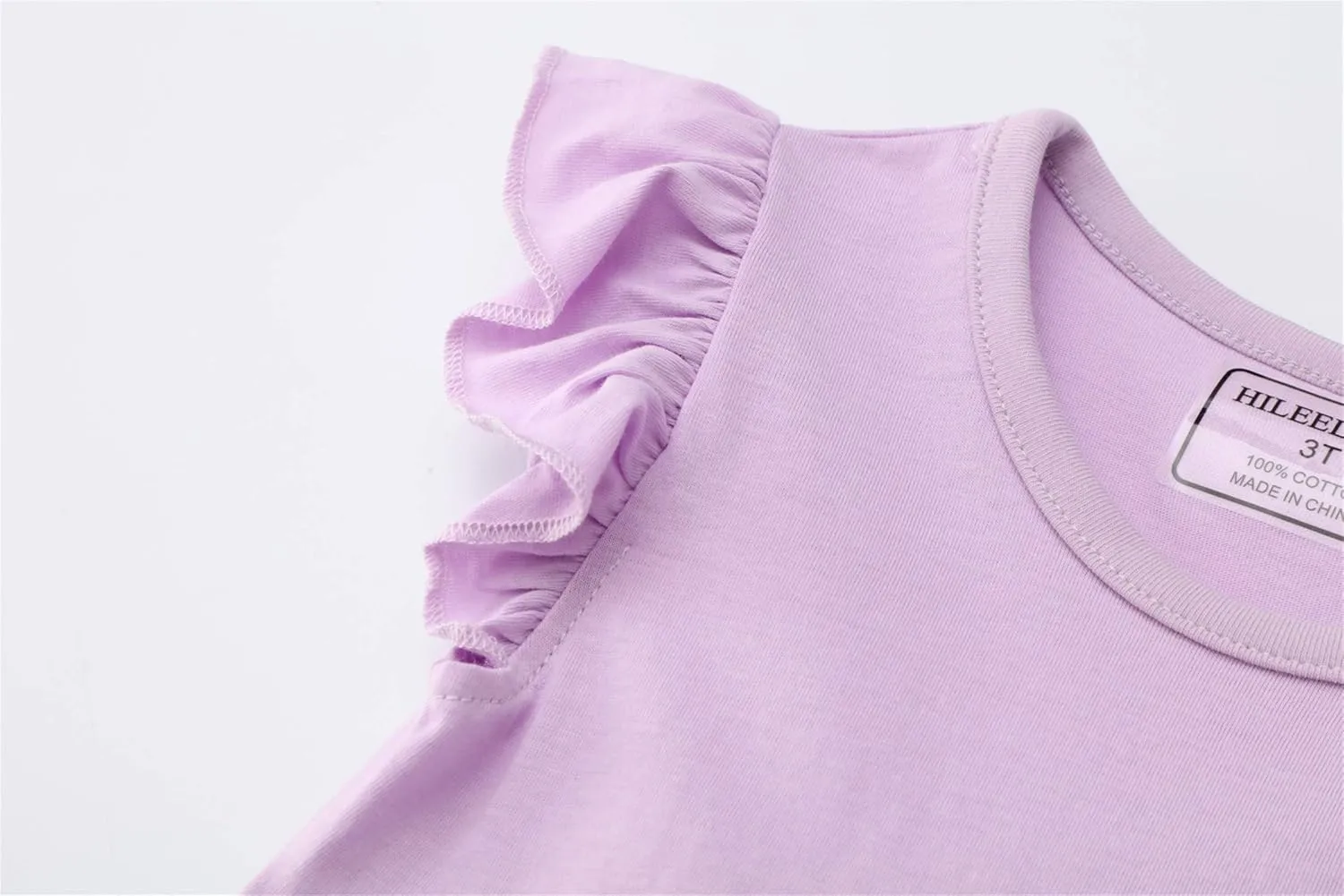 HILEELANG Little Girls Short Sleeve Dresses
