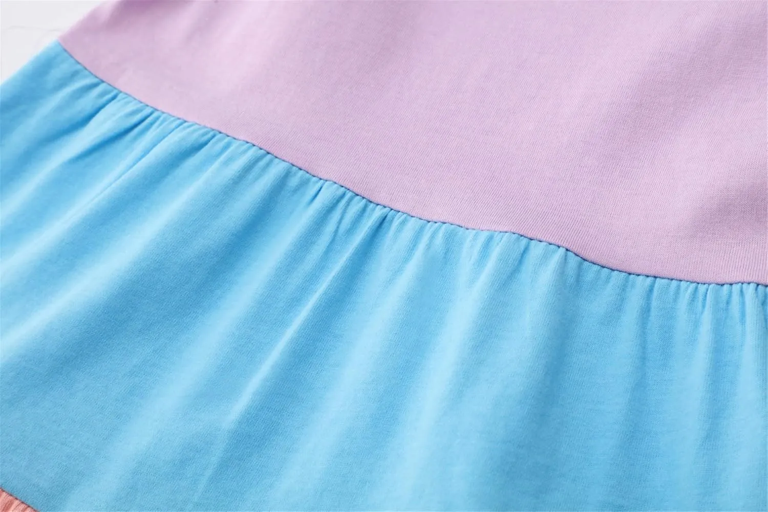 HILEELANG Little Girls Short Sleeve Dresses