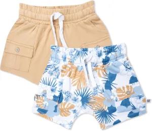 HonestBaby 2-Pack Cargo Shorts
