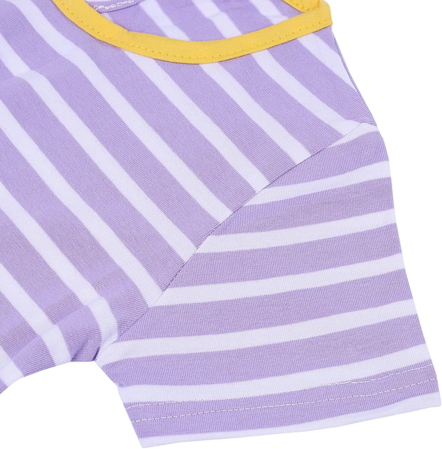 KISSOURBABY Little Girls Soft Summer Cotton Short Sleeve Dresses T-Shirt Casual Cartoon Dress