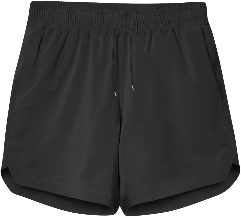 Lastesso Mens Athletic Shorts 5 Inch Inseam Drawstring Shorts Lightweight Quick Dry Workout Running Short Sports Clothes