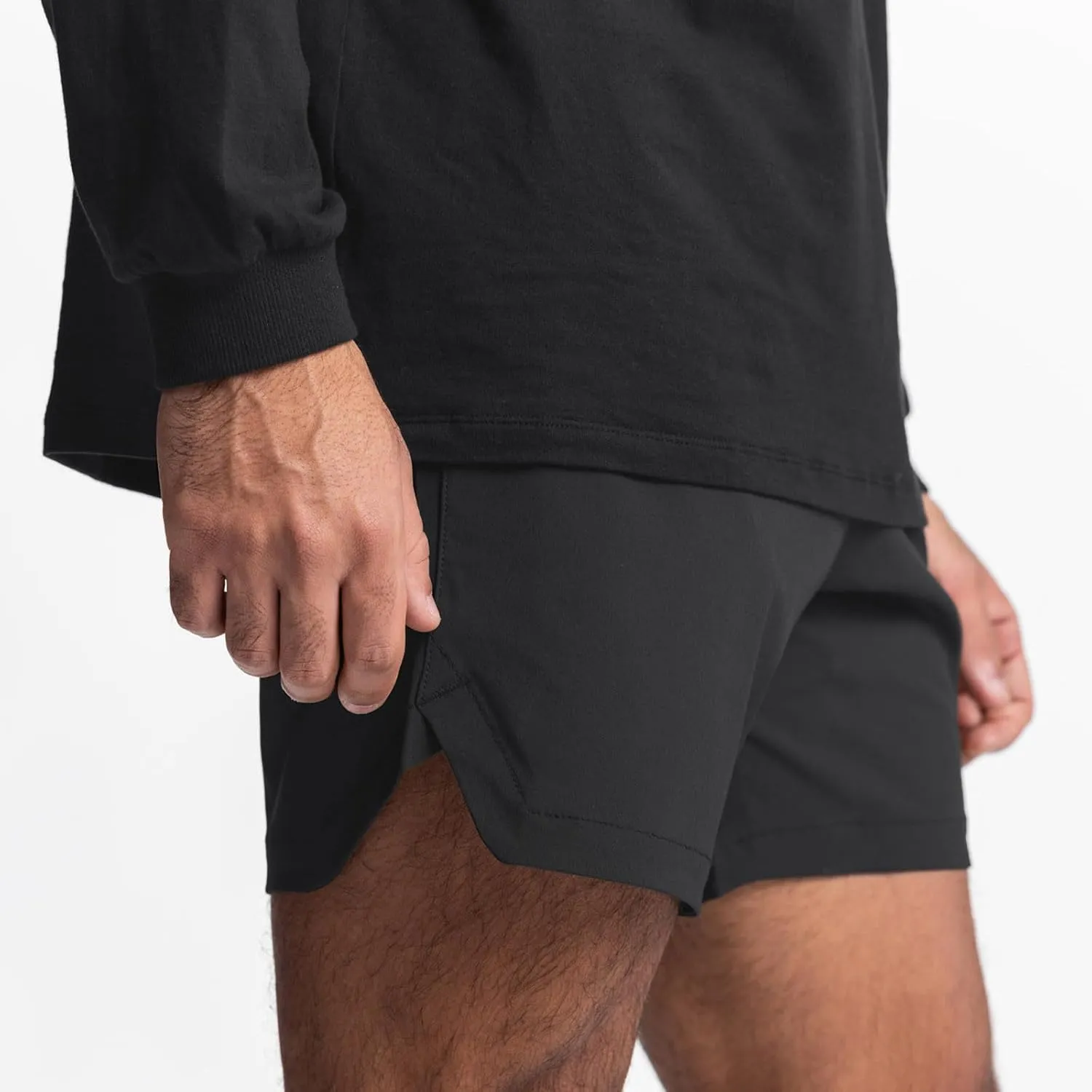 Lastesso Mens Athletic Shorts 5 Inch Inseam Drawstring Shorts Lightweight Quick Dry Workout Running Short Sports Clothes