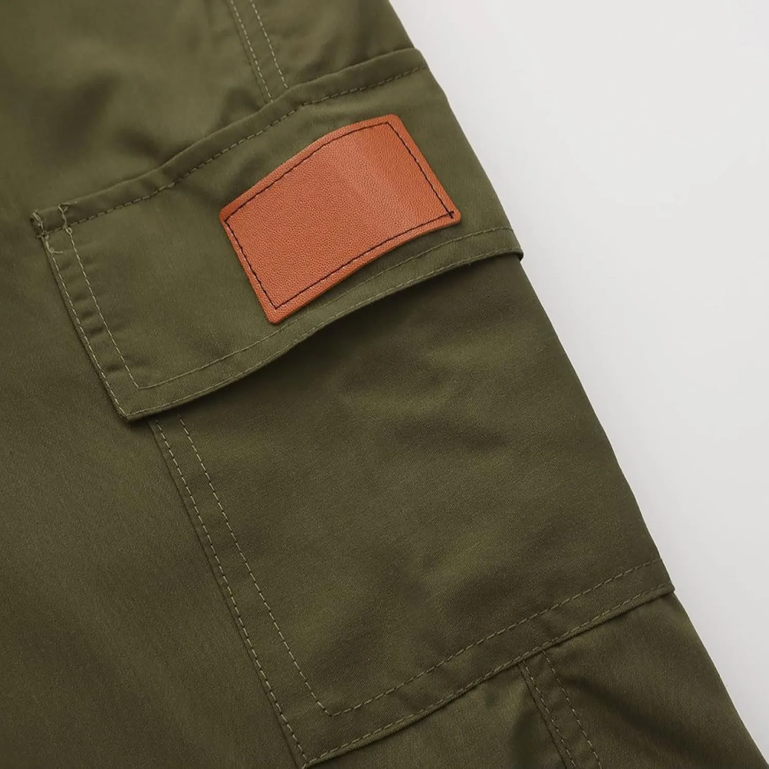 Men Cargo Shorts Relaxed Fit Stretch Straight Leg Athletic Shorts Drawstring Casual Elastic Waist Beach Hiking Camping Pants