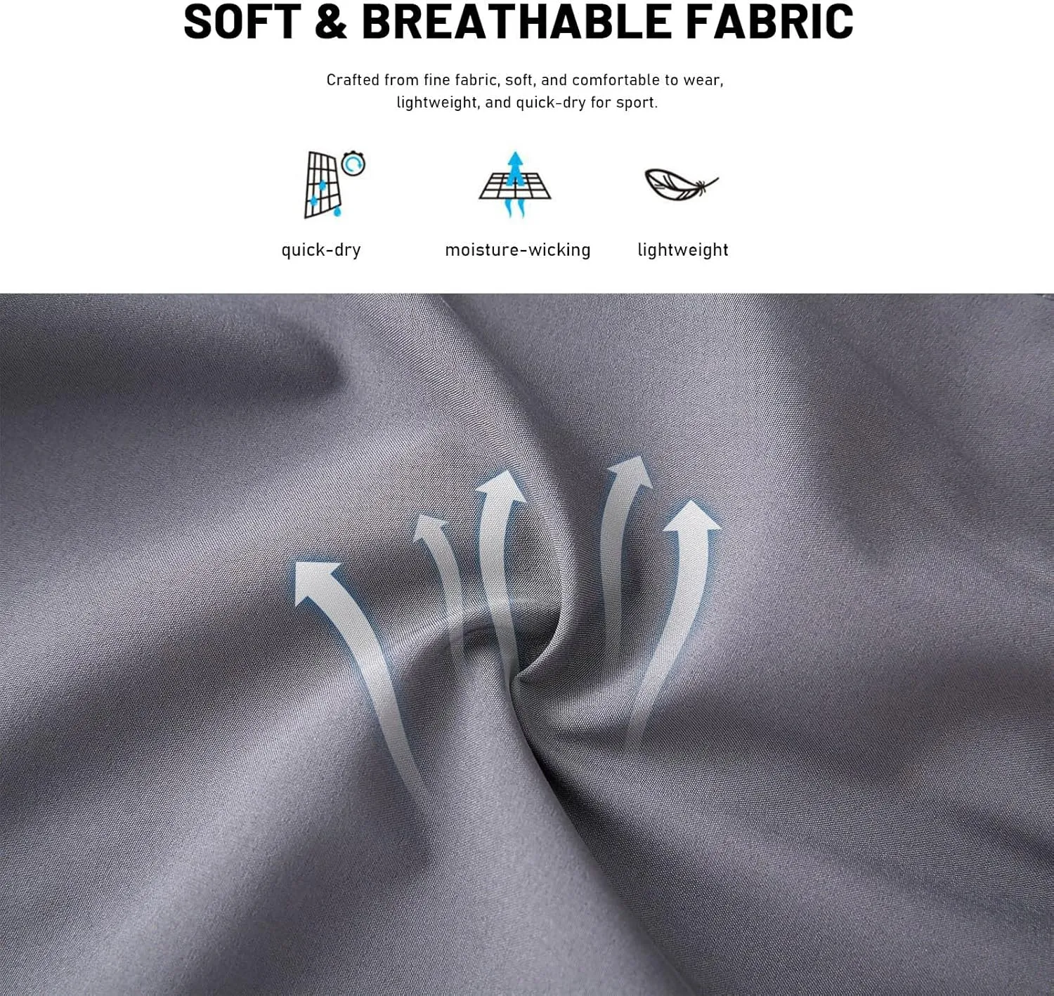 Men Sport Shorts Men Sport Shorts Elastic Waist Pocket Towel Loop Running Basketball Gym Athletic Loose Fit Quick-Dry