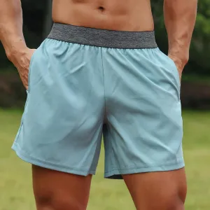 Men Sport Shorts Men Sport Shorts Elastic Waist Pocket Towel Loop Running Basketball Gym Athletic Loose Fit Quick-Dry