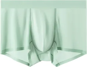 Men Underwear Boxer Brief Ball Pouch Comfort Soft Underwear Breathable Elastic Waist Lounge Shorts Pants Nightwear