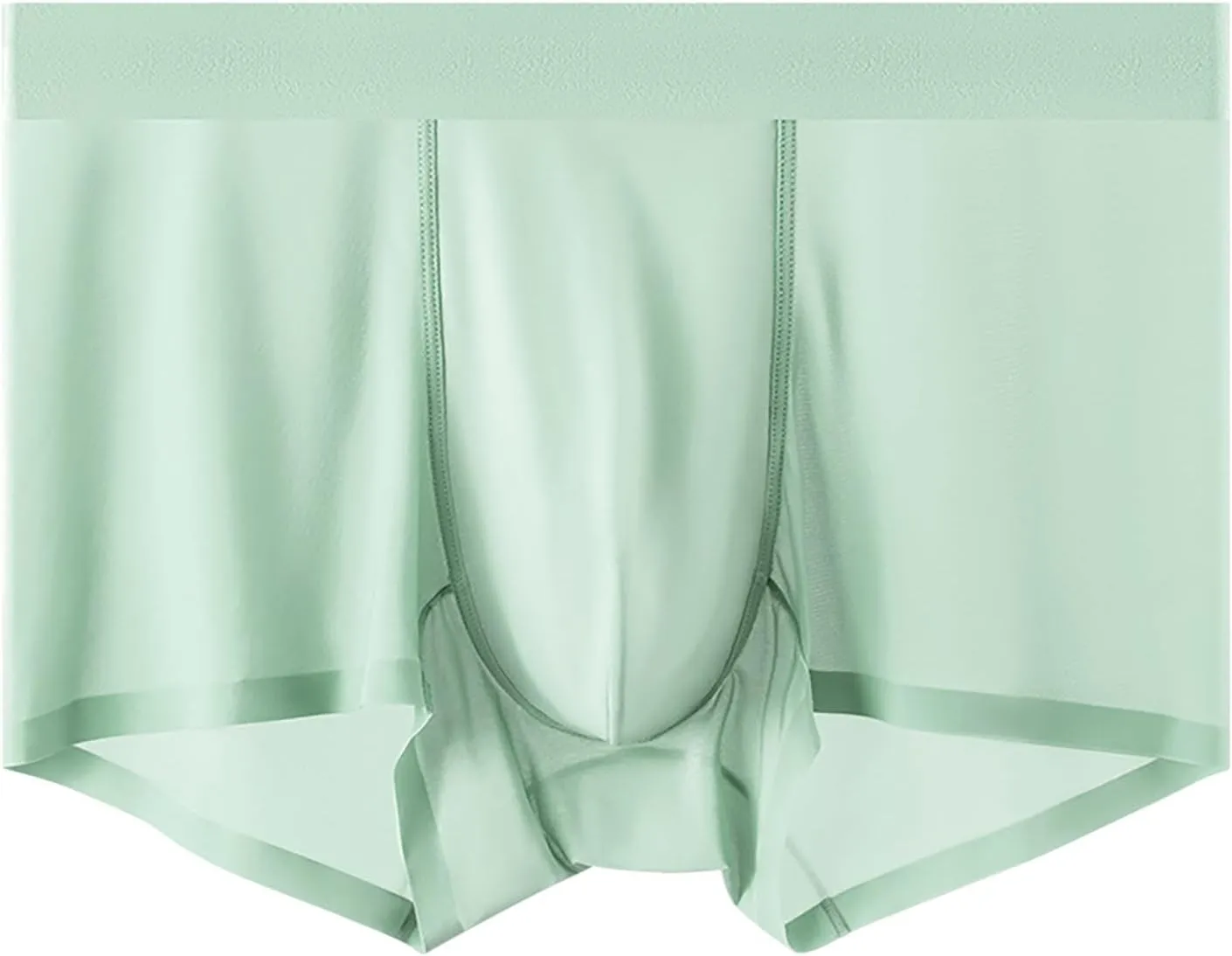 Men Underwear Boxer Brief Ball Pouch Comfort Soft Underwear Breathable Elastic Waist Lounge Shorts Pants Nightwear