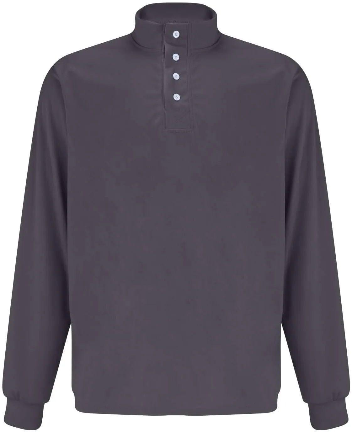 Mens Athletic Fit Banded Collar Sweatshirts Long Sleeve Half Buttons Henley Shirts for Men Big and Tall Casual Pullover Tops