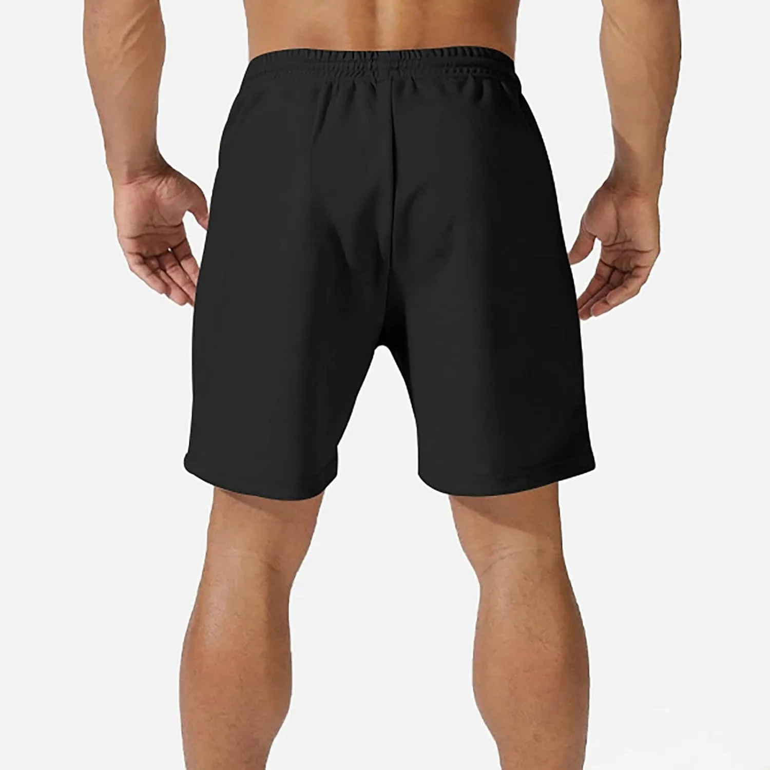 Men's Athletic Running Shorts Quick Dry Hiking Shorts Men Lightweight Sports Gym Shorts Workout Drawstring Shorts