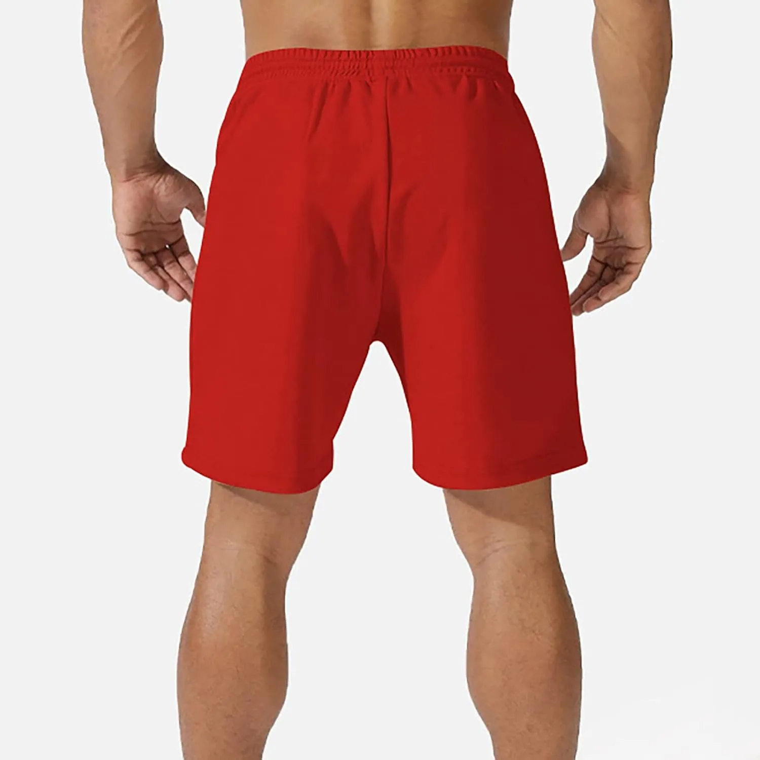 Men's Athletic Running Shorts Quick Dry Hiking Shorts Men Lightweight Sports Gym Shorts Workout Drawstring Shorts