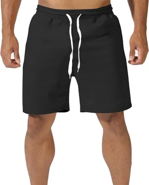 Men's Athletic Running Shorts Quick Dry Hiking Shorts Men Lightweight Sports Gym Shorts Workout Drawstring Shorts