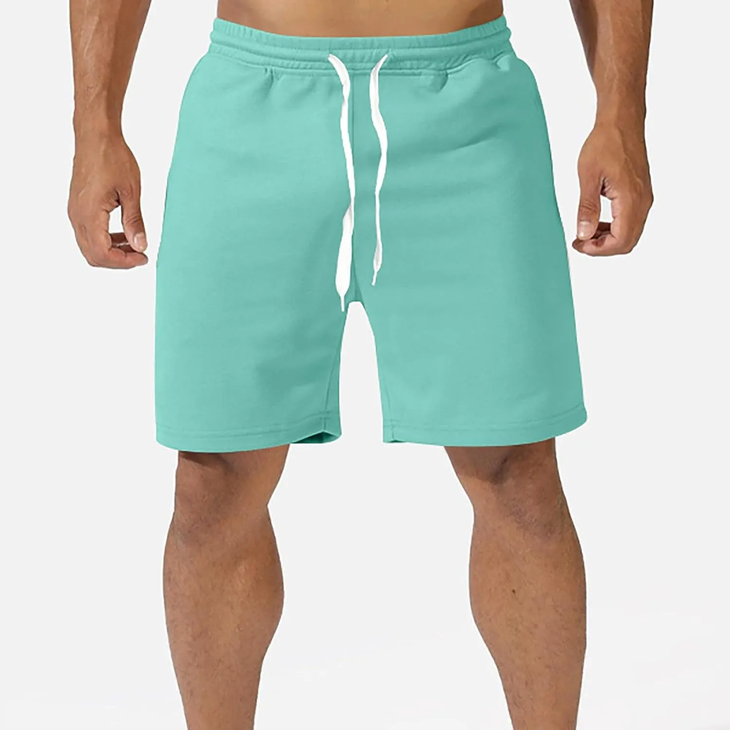 Men's Athletic Running Shorts Quick Dry Hiking Shorts Men Lightweight Sports Gym Shorts Workout Drawstring Shorts