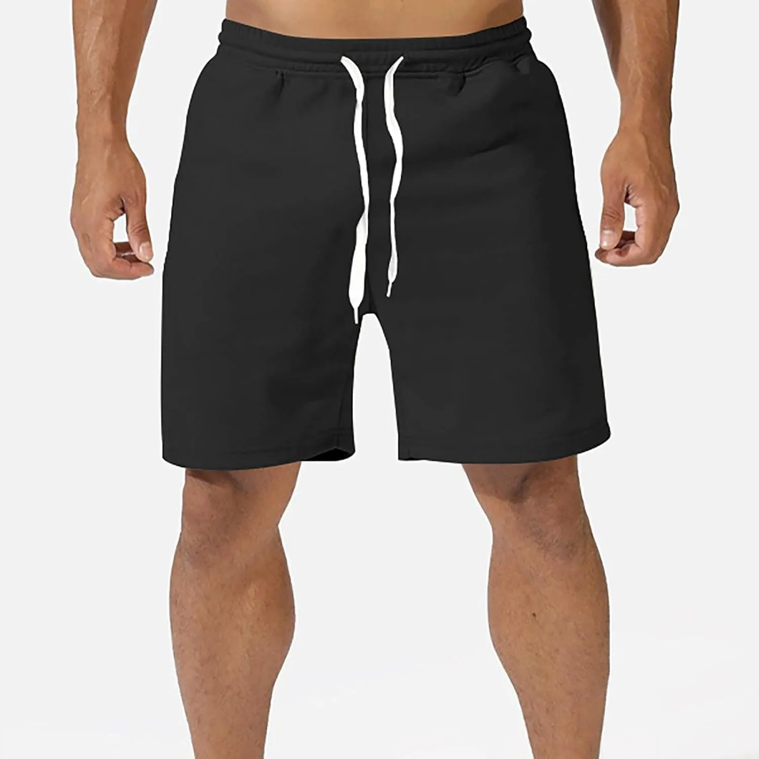 Men's Athletic Running Shorts Quick Dry Hiking Shorts Men Lightweight Sports Gym Shorts Workout Drawstring Shorts