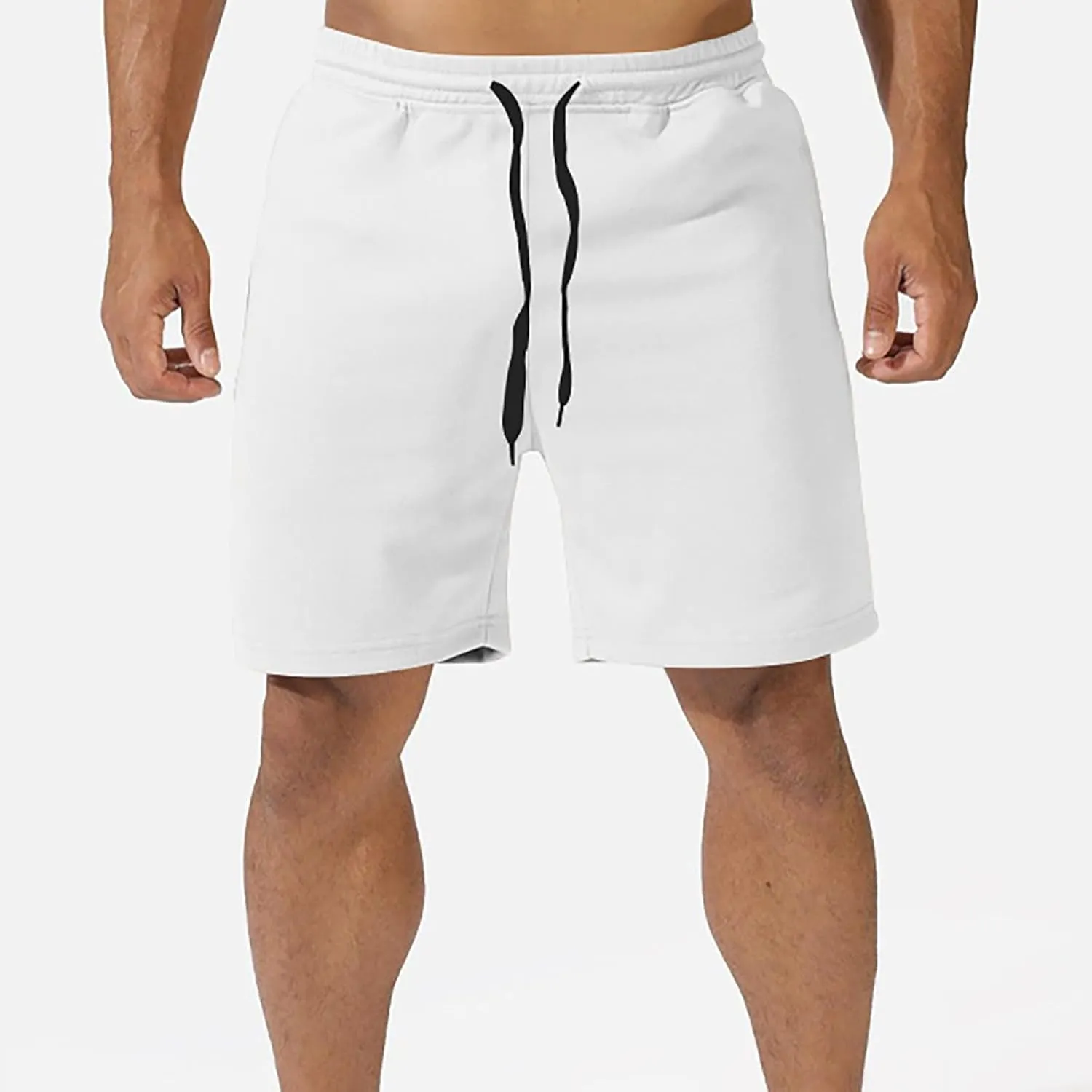 Men's Athletic Running Shorts Quick Dry Hiking Shorts Men Lightweight Sports Gym Shorts Workout Drawstring Shorts