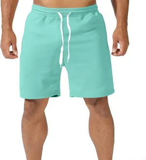 Men's Athletic Running Shorts Quick Dry Hiking Shorts Men Lightweight Sports Gym Shorts Workout Drawstring Shorts