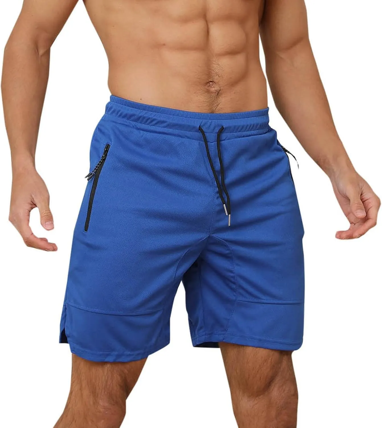 Mens Athletic Shorts Outdoor Sports Basketball Shorts Soft Casual Lightweight Quick Dry Short Shorts with Pockets