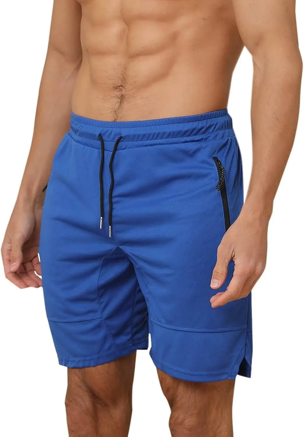 Mens Athletic Shorts Outdoor Sports Basketball Shorts Soft Casual Lightweight Quick Dry Short Shorts with Pockets