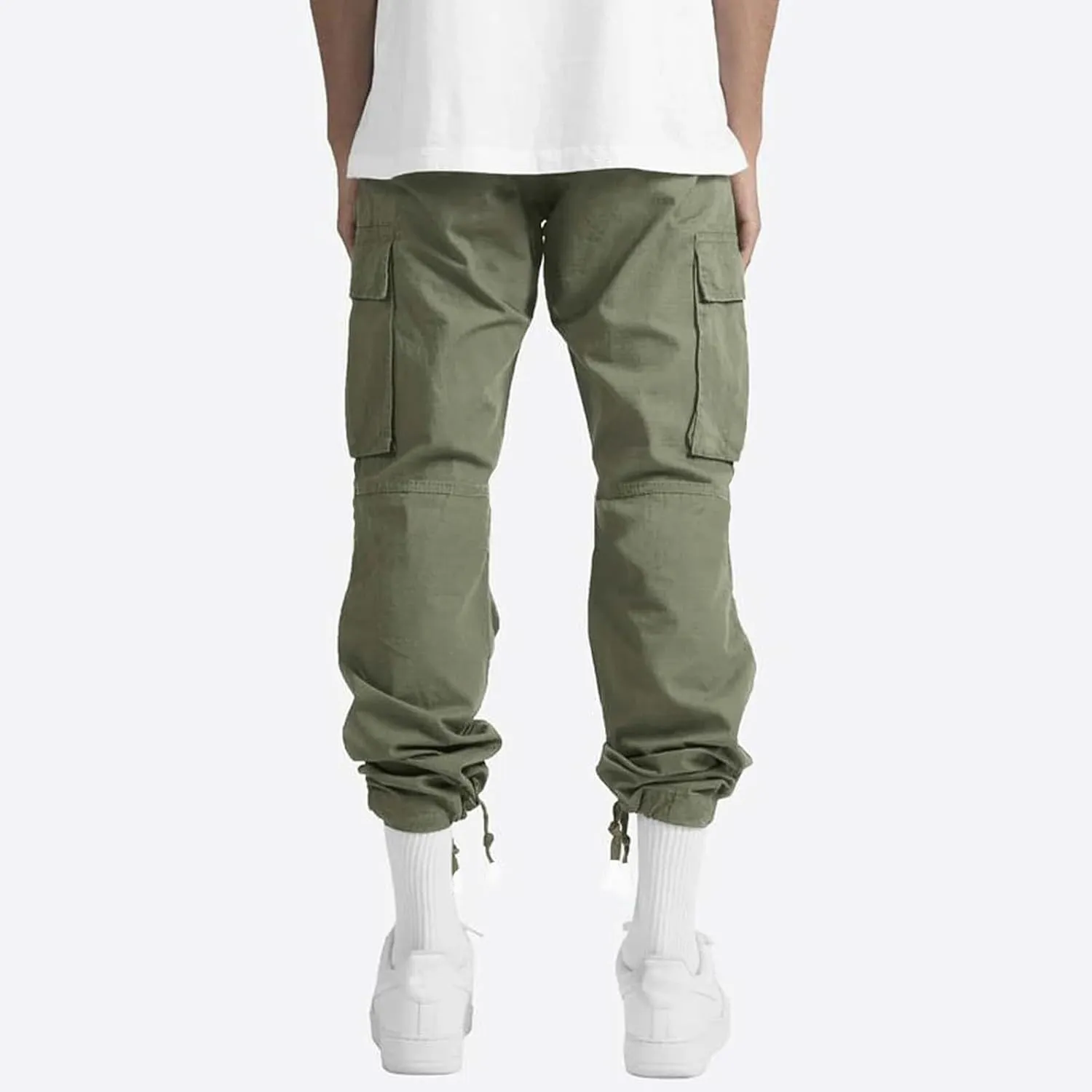 Mens Cargo Pants Casual Athletic Joggers Pants Loose Fit Straight Sweatpants with Multil Pockets Outdoot Hiking Pants