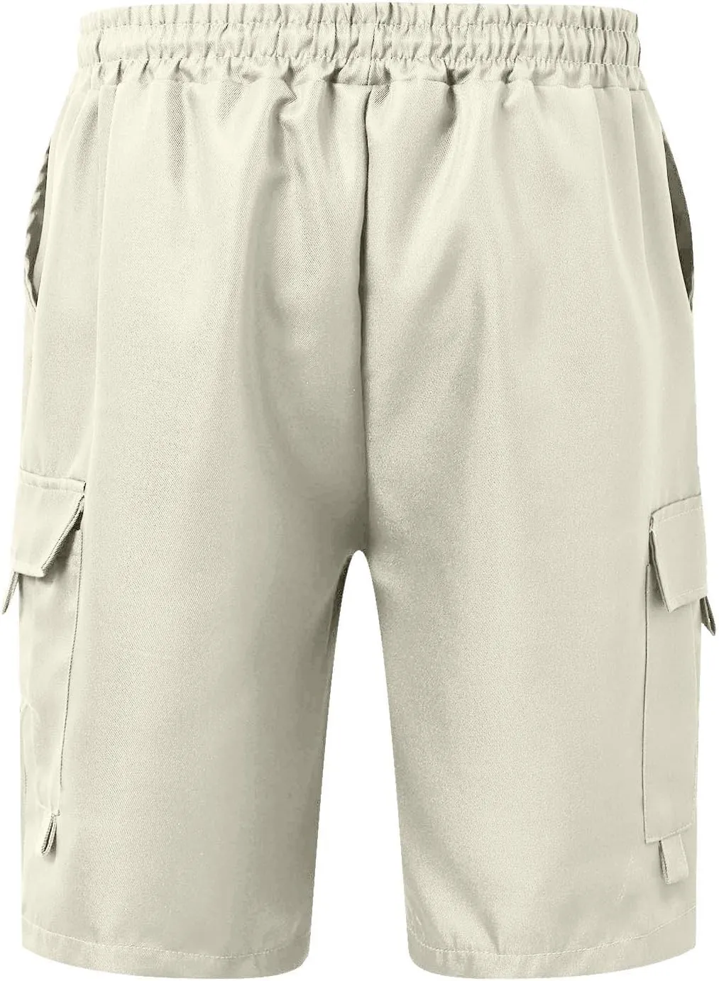 Mens Cargo Shorts Casual Twill Cargo Shorts Cotton Drawstring Classic Stretch Lightweight Workout Pants with Pockets