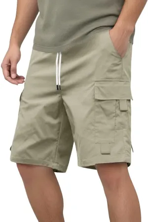 Mens Cargo Shorts Casual Twill Cargo Shorts Cotton Drawstring Classic Stretch Lightweight Workout Pants with Pockets