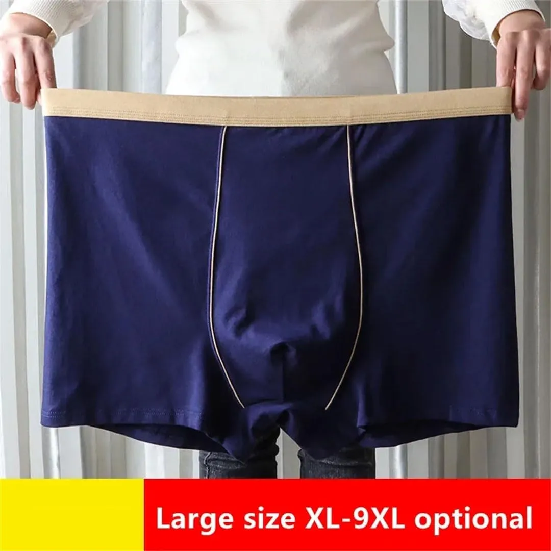 MenS Cotton Boxer Briefs Seamless Breathable Underwear 6-Pack Plus Size For Everyday Wear