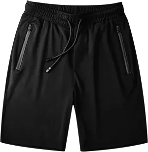 Men's Gym Athletic Workout Shorts Baggy Quick Dry Running Bodybuilding Running Pants Drawstring Elastic Waist Shorts