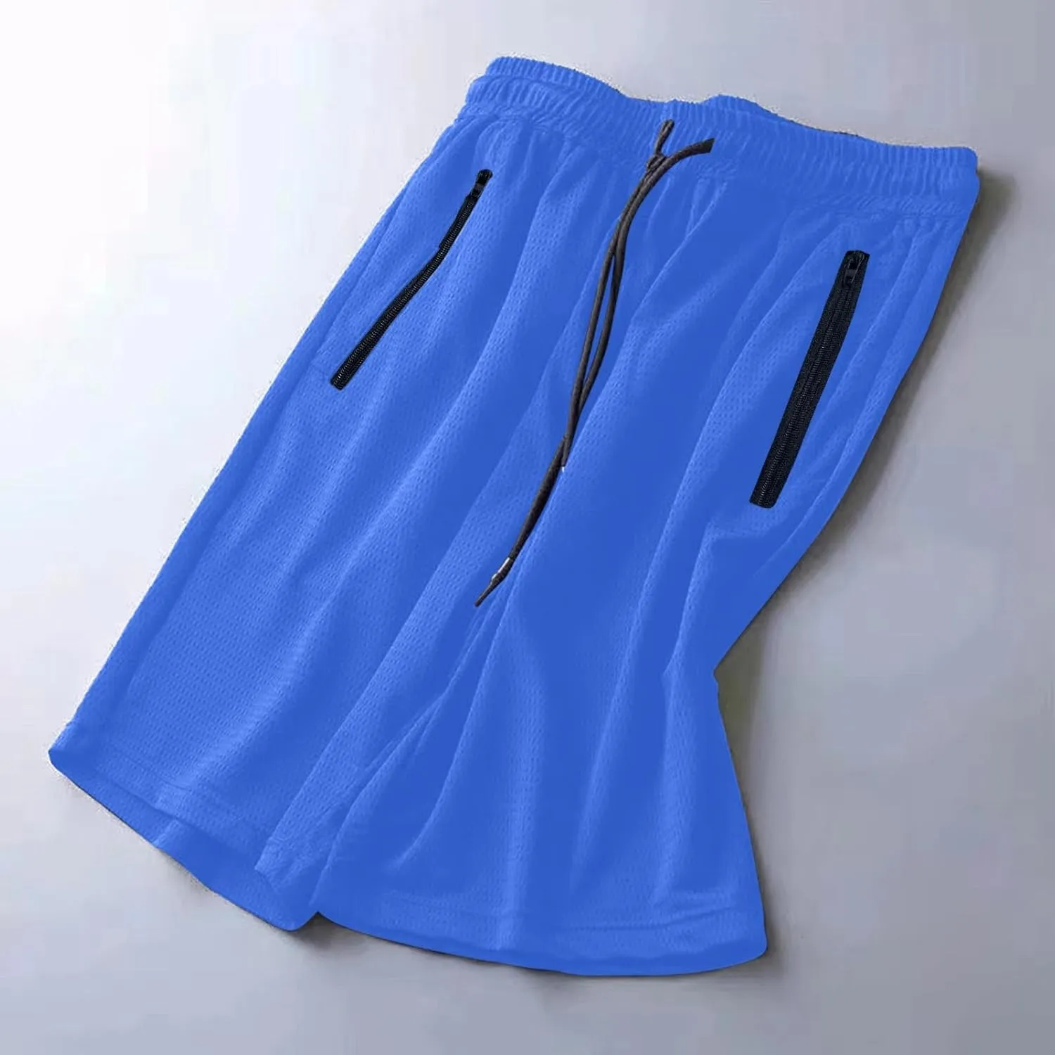 Men's Gym Shorts Breathable Mesh Quick Dry Athletic Basketball Shorts Lightweight Running Shorts with Drawstring