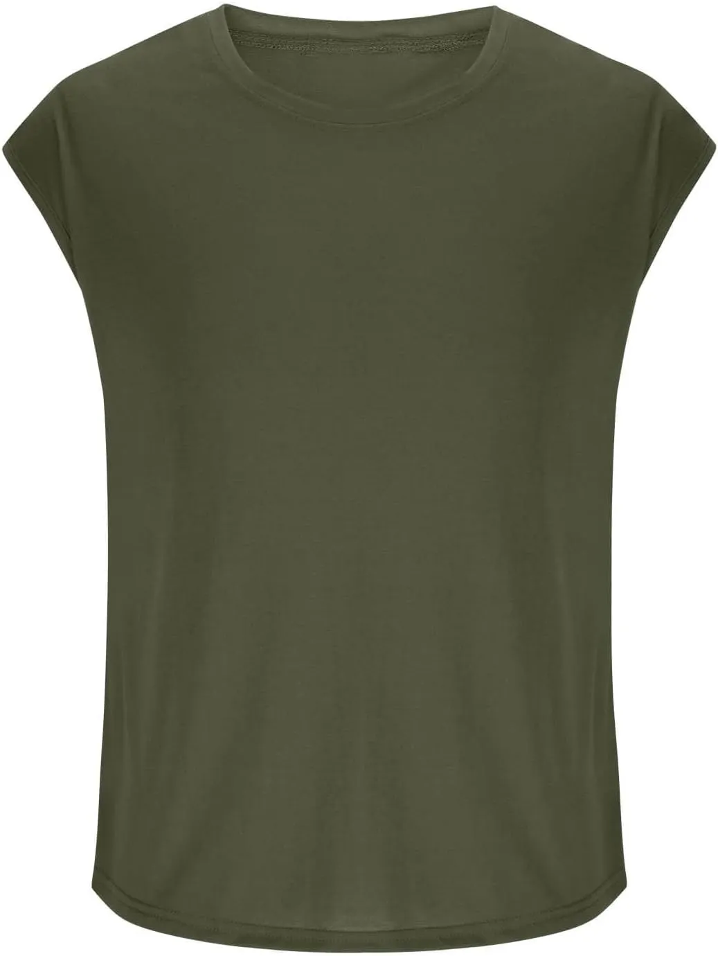 Men's Gym Tank Tops Workout Sleeveless Muscle T-Shirts Athletic Bodybuilding Tank Training Shirts Lightweight Summer Tees