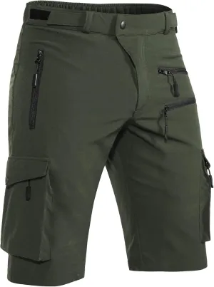 Men's Gym with Pockets Cargo Shorts Loose Straight Leg Short Classic Cotton Work Outdoor Cargo Shorts